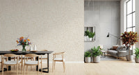 Abstract Cream Maze Pattern Wallpaper⁠