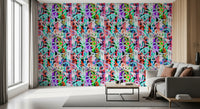 Dynamic Loops and Modern Graffiti Flair Wallpaper⁠