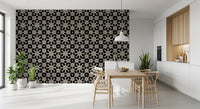 Geometric Arabesque Monochromatic Lattice Wallpaper⁠