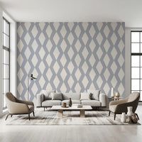 Grey Geometric Brushstroke Diamond Wallpaper⁠
