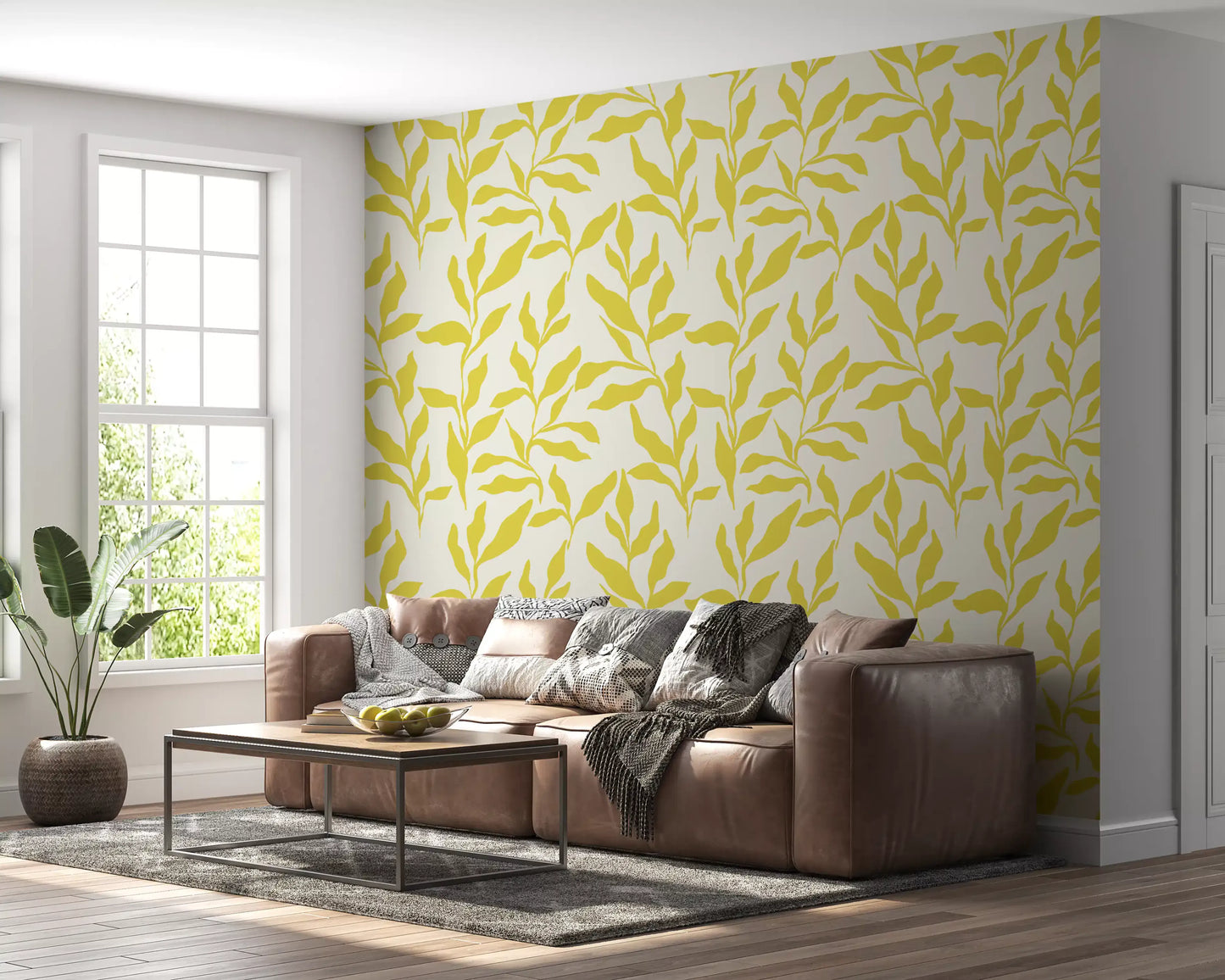 Sun-Kissed Golden Foliage Wallpaper⁠
