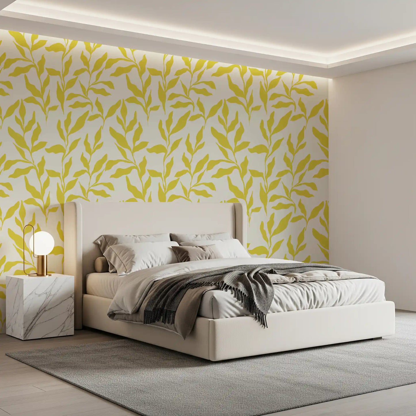 Sun-Kissed Golden Foliage Wallpaper⁠