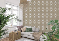 Interwoven Arcs Linear Pattern Wallpaper⁠