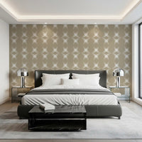Interwoven Arcs Linear Pattern Wallpaper⁠