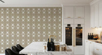 Interwoven Arcs Linear Pattern Wallpaper⁠