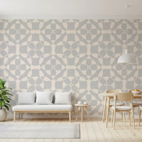 Minimalist Soft Geometric Circles Wallpaper⁠