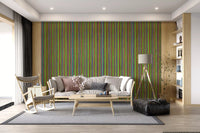 Vibrant Multicolored Vertical Stripe Wallpaper⁠