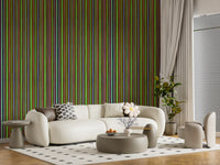 Vibrant Multicolored Vertical Stripe Wallpaper⁠