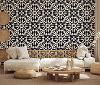 Abstract Circular Lattice Wallpaper⁠