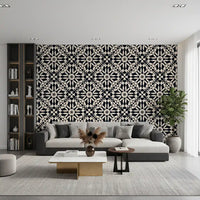 Abstract Circular Lattice Wallpaper⁠