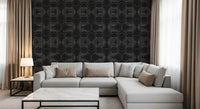 Minimalist Linear Arch Pattern Wallpaper⁠
