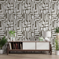 Abstract Organic Stone Motif Wallpaper⁠