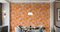 Sunset Orchard Botanical Blooms Wallpaper⁠
