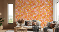 Sunset Orchard Botanical Blooms Wallpaper⁠