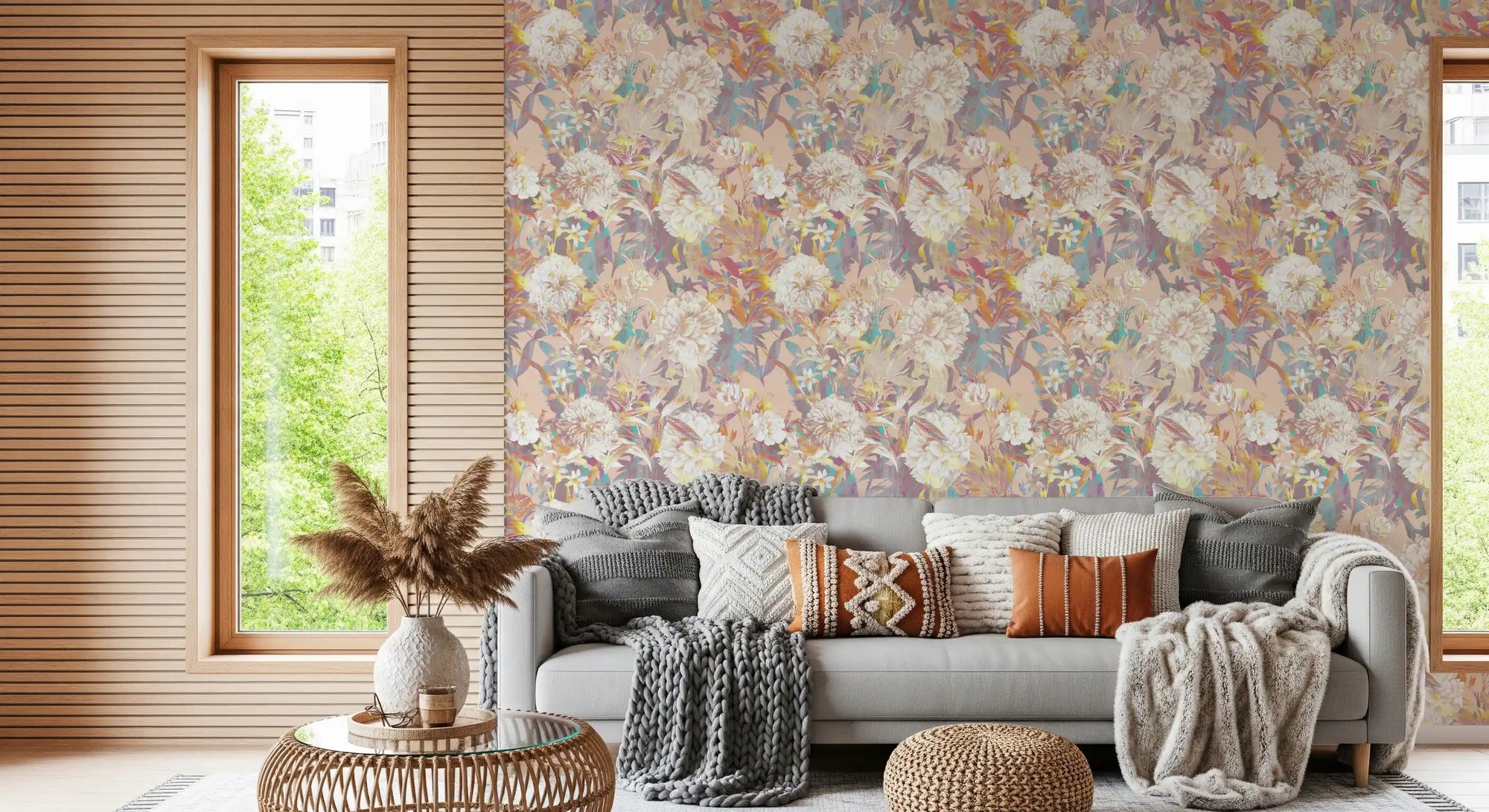 Ethereal Botanical Garden Wallpaper⁠