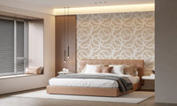 Cream Brushstroke Circles Wallpaper⁠