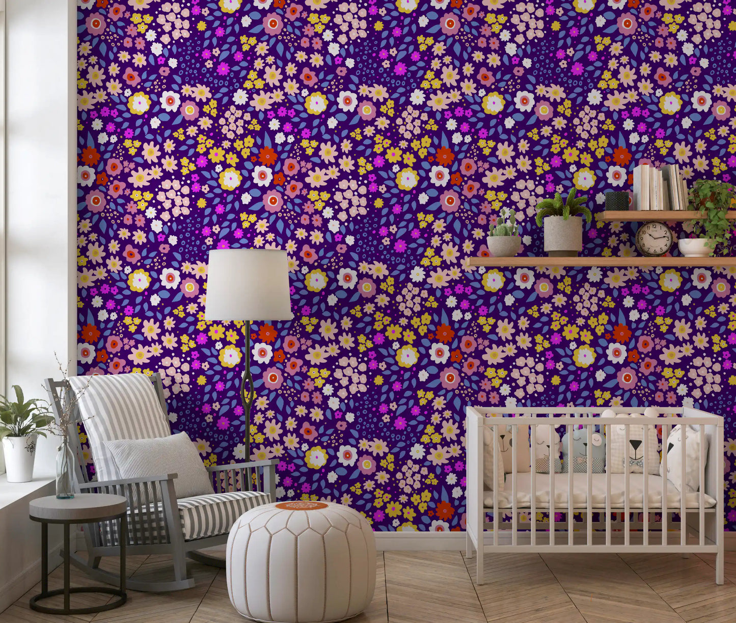Boho Whimsical Petals Wallpaper⁠