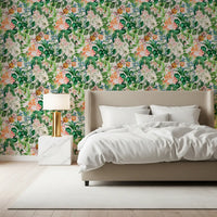 Spring Meadow Floral Pattern Wallpaper⁠