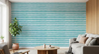 Organic Teal Stroke Texture Wallpaper⁠