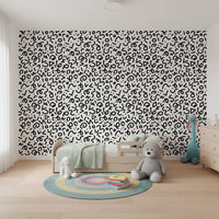 Abstract Monochrome Doodles Wallpaper⁠