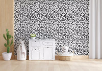 Abstract Monochrome Doodles Wallpaper⁠