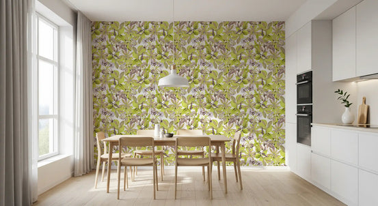 Lush Botanical Garden Foliage Wallpaper⁠