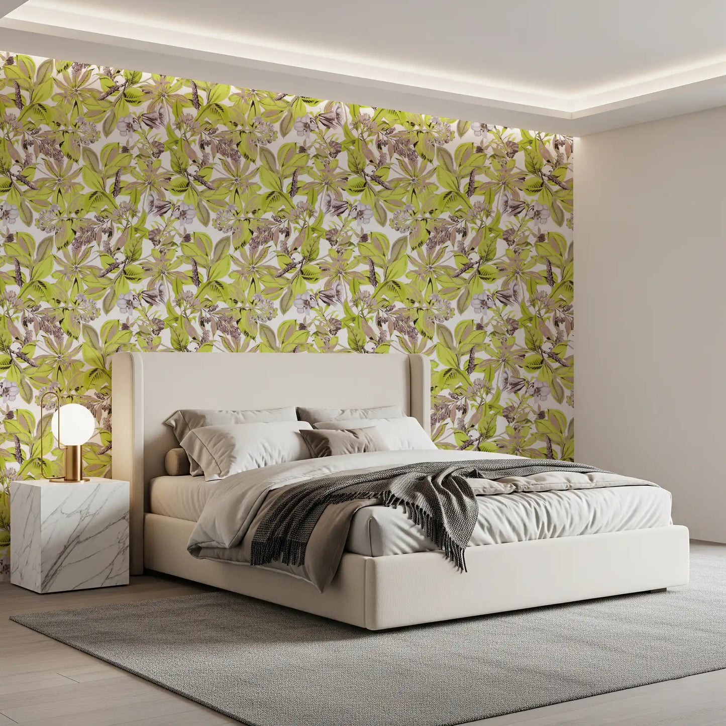 Lush Botanical Garden Foliage Wallpaper⁠