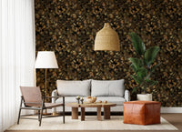 Midnight Botanical Foliage Wallpaper⁠