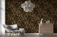Midnight Botanical Foliage Wallpaper⁠