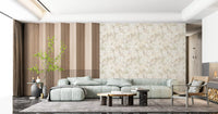 Muted Sage Garden Leaves Wallpaper⁠