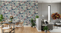Muted Floral Garden Flora Wallpaper⁠