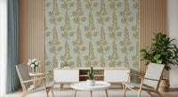 Vintage Botanical Lupine Sketch Wallpaper⁠