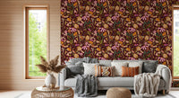 Vintage Botanical Twilight Wallpaper⁠
