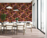 Vintage Botanical Twilight Wallpaper⁠