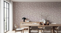 Abstract Cream and Blush Brushstrokes Wallpaper⁠