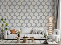 Minimalist Soft Dot Motif Wallpaper⁠