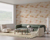 Rustic Earthy Patina Finish Wallpaper⁠