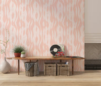 Minimalist Blush Flowing Lines Wallpaper⁠