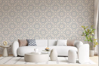 Abstract Geometric Lattice Art Wallpaper⁠