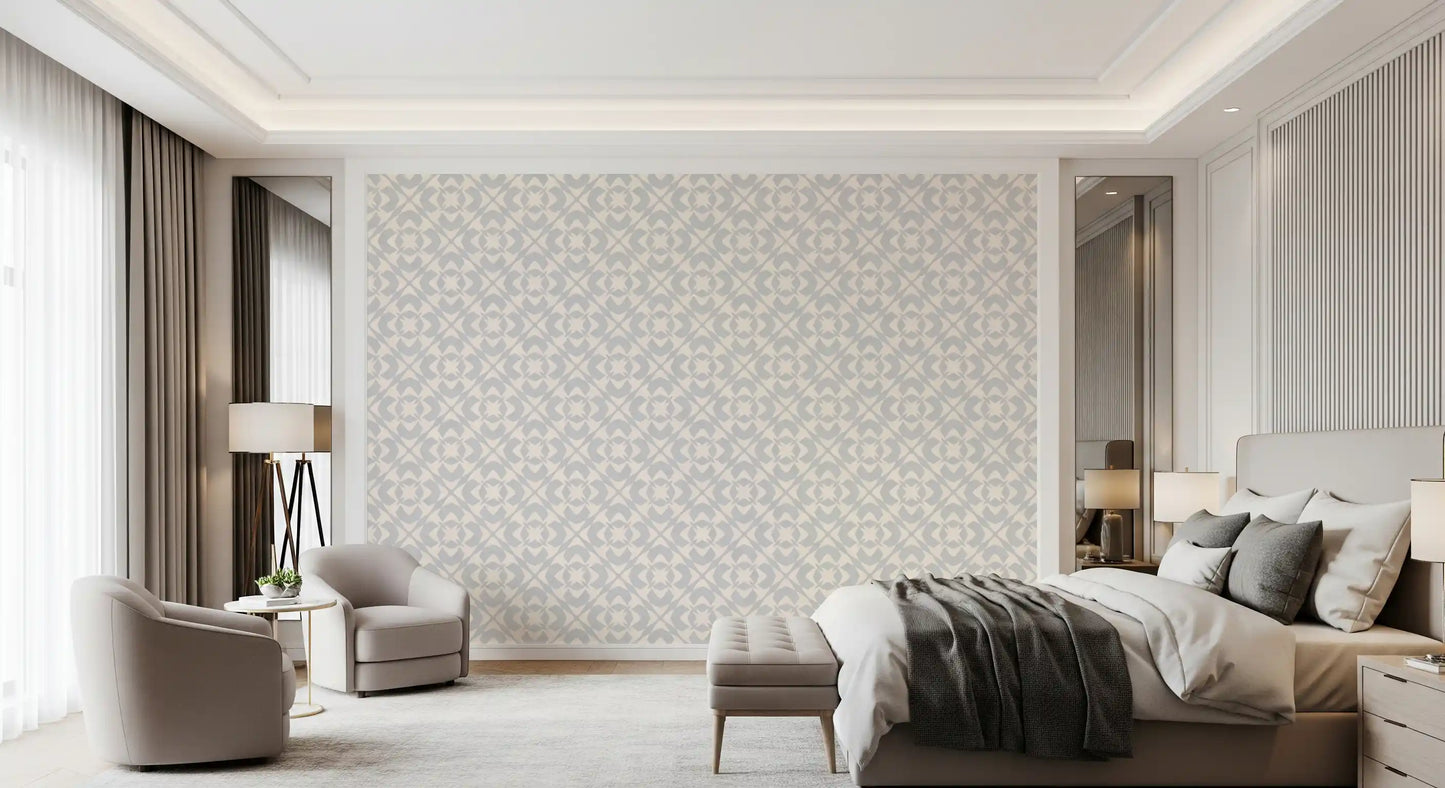 Abstract Geometric Lattice Art Wallpaper⁠