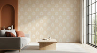 Minimalist Botanical Motif Wallpaper⁠