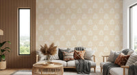 Minimalist Botanical Motif Wallpaper⁠