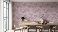 Blush Botanical Silhouette Wallpaper⁠