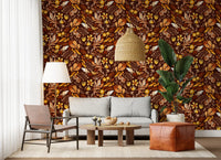 Autumn Botanical Harvest Wallpaper⁠