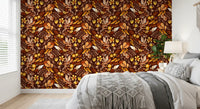 Autumn Botanical Harvest Wallpaper⁠