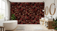 Autumnal Berry Harvest Illustration Wallpaper⁠