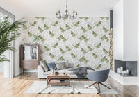 Botanical Meadow Sketch Wallpaper⁠