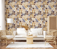 Autumn Harvest Botanical Wallpaper⁠