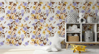 Watercolor Meadow Floral Sprays Wallpaper⁠