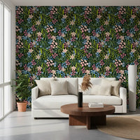 Enchanted Garden Blooms Wallpaper⁠